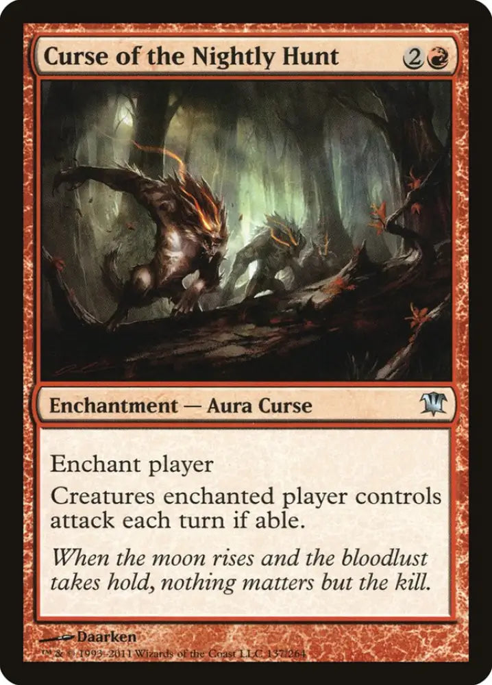 Curse of the Nightly Hunt [Innistrad] - MTG Single
