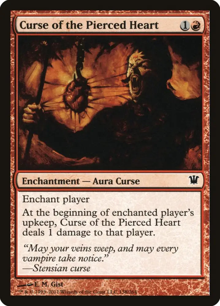 Curse of the Pierced Heart [Innistrad] - MTG Single