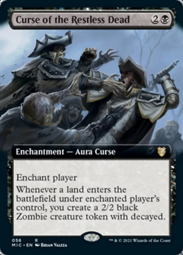 Curse of the Restless Dead (Extended Art) [Innistrad: Midnight Hunt Commander] - MTG Single