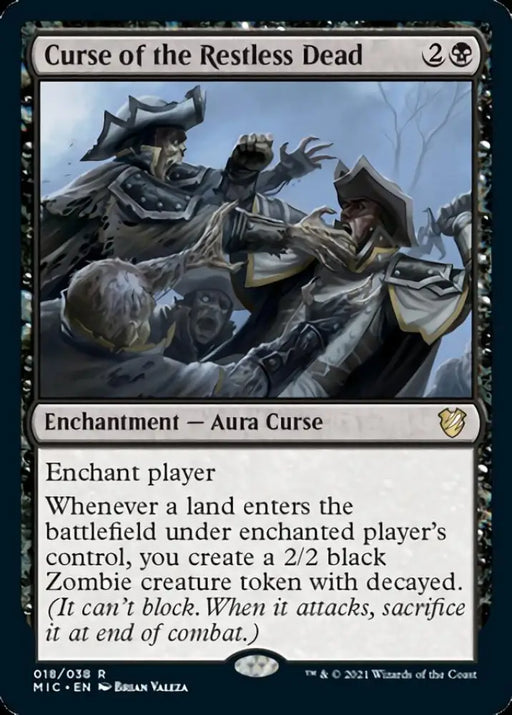 Curse of the Restless Dead [Innistrad: Midnight Hunt Commander] - MTG Single