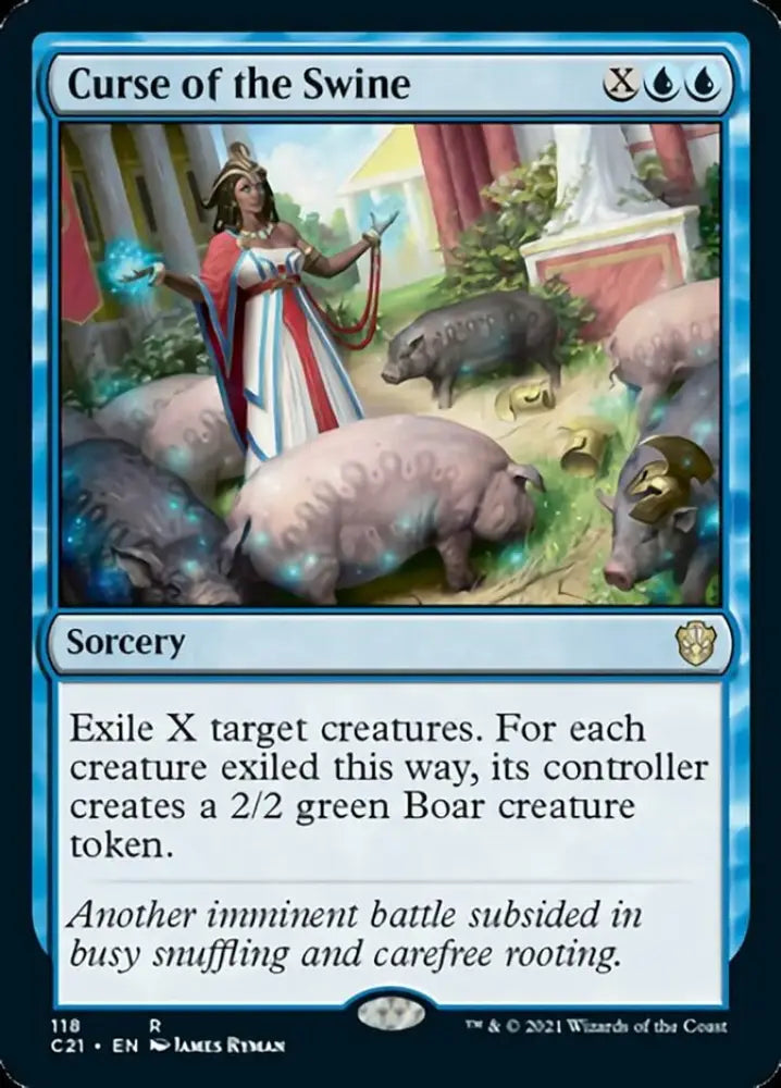 Curse of the Swine [Commander 2021] - MTG Single