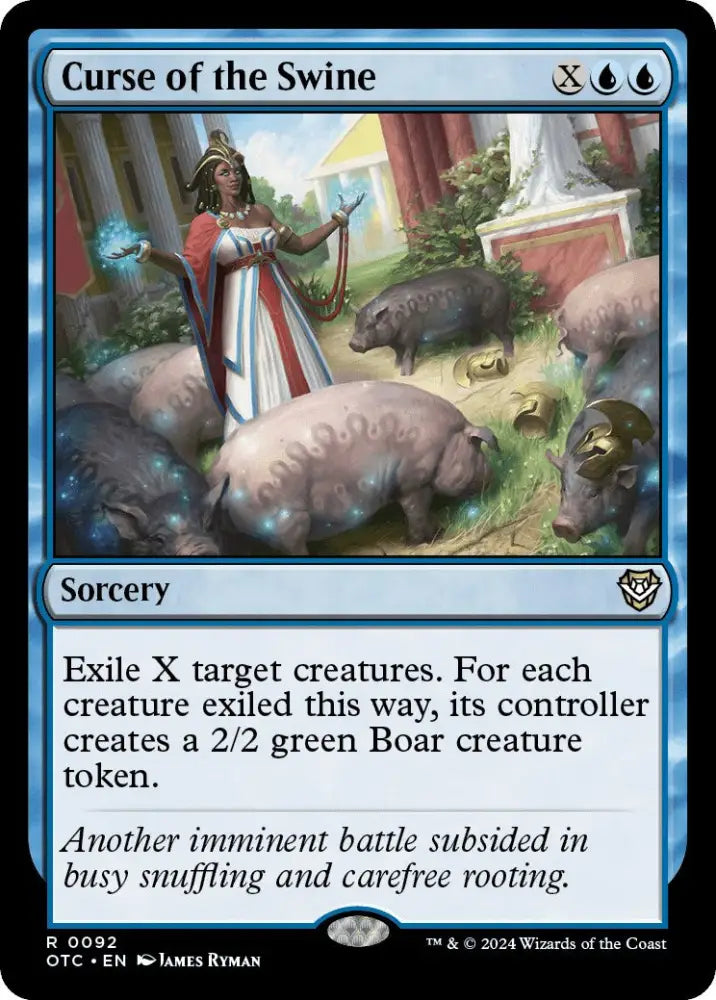 Curse of the Swine [Outlaws of Thunder Junction Commander] - MTG Single
