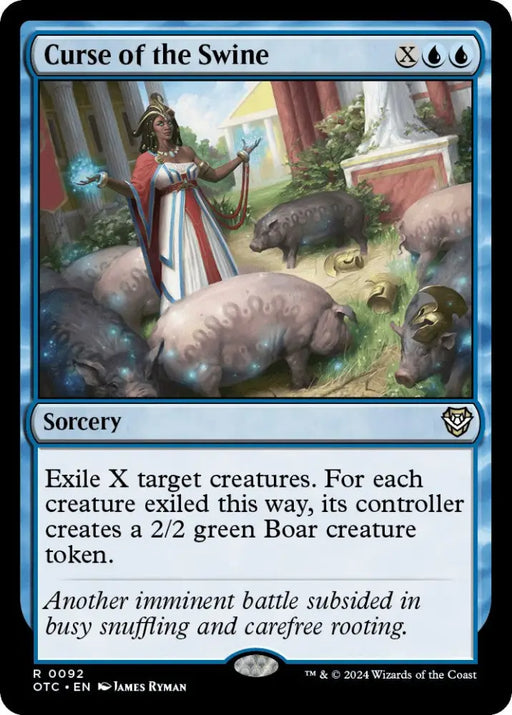 Curse of the Swine [Outlaws of Thunder Junction Commander] - MTG Single