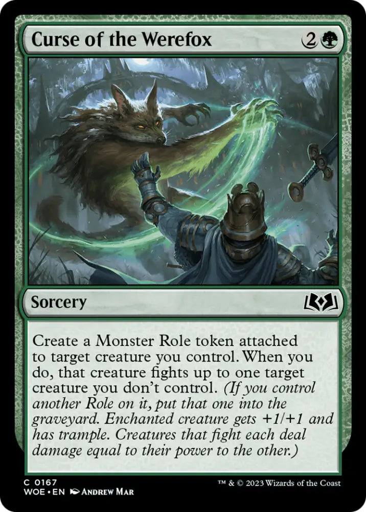 Curse of the Werefox [Wilds of Eldraine] - MTG Single