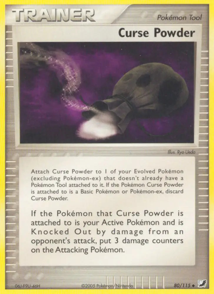 Curse Powder (80/115) [EX: Unseen Forces] - Pokemon Single