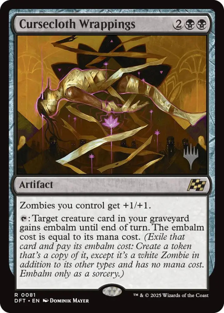 Cursecloth Wrappings (Promo Pack) [Aetherdrift Promos] - MTG Single