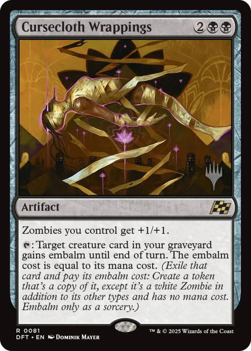 Cursecloth Wrappings (Promo Pack) [Aetherdrift Promos] - MTG Single