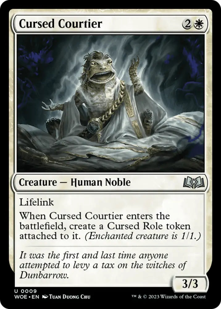 Cursed Courtier [Wilds of Eldraine] - MTG Single