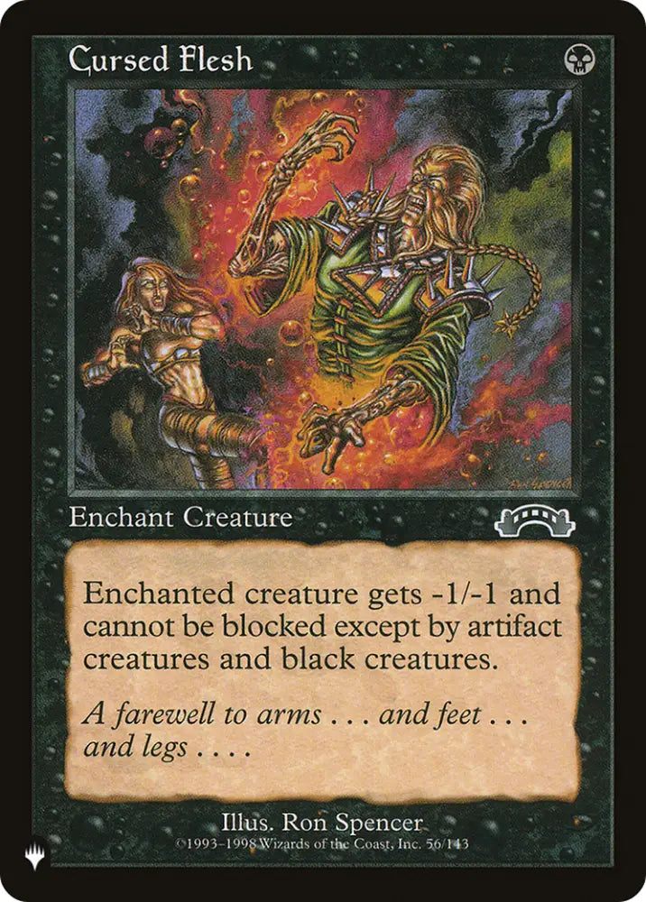 Cursed Flesh [The List] - MTG Single