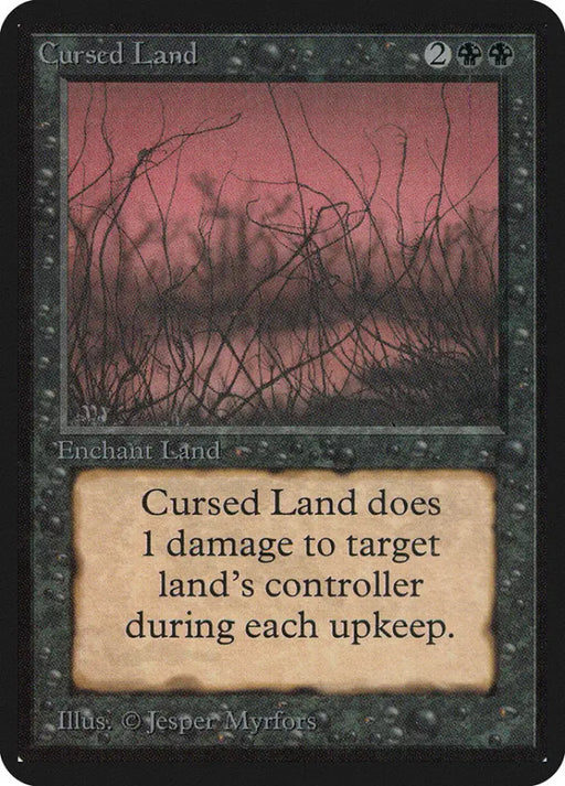 Cursed Land [Alpha Edition] - MTG Single