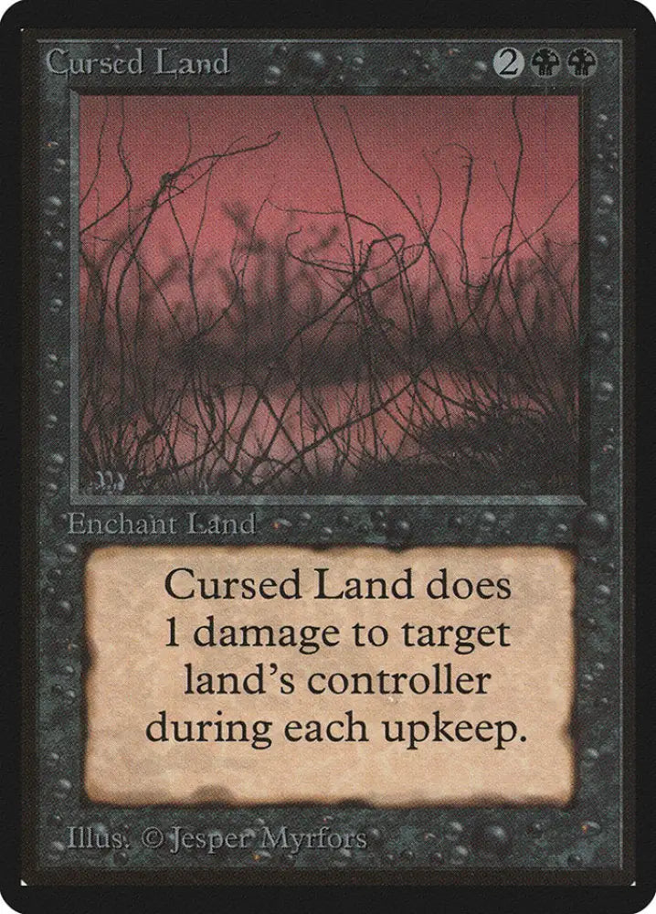 Cursed Land [Beta Edition] - MTG Single