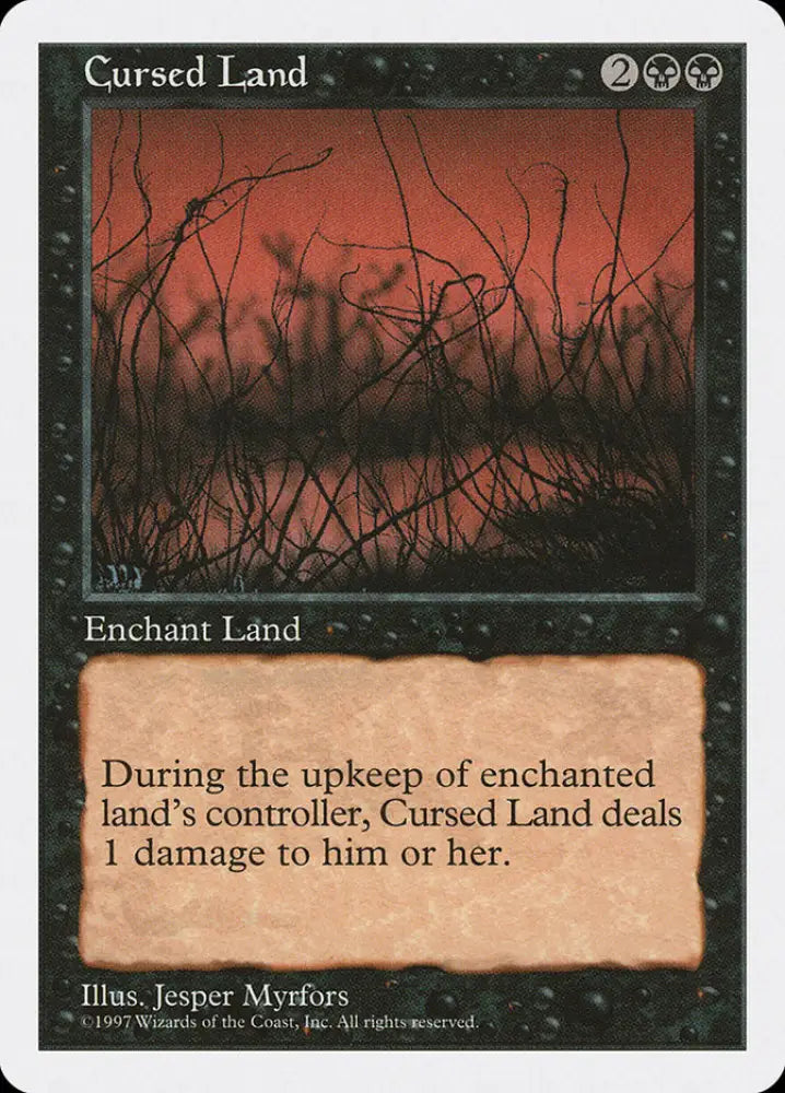 Cursed Land [Fifth Edition] - MTG Single
