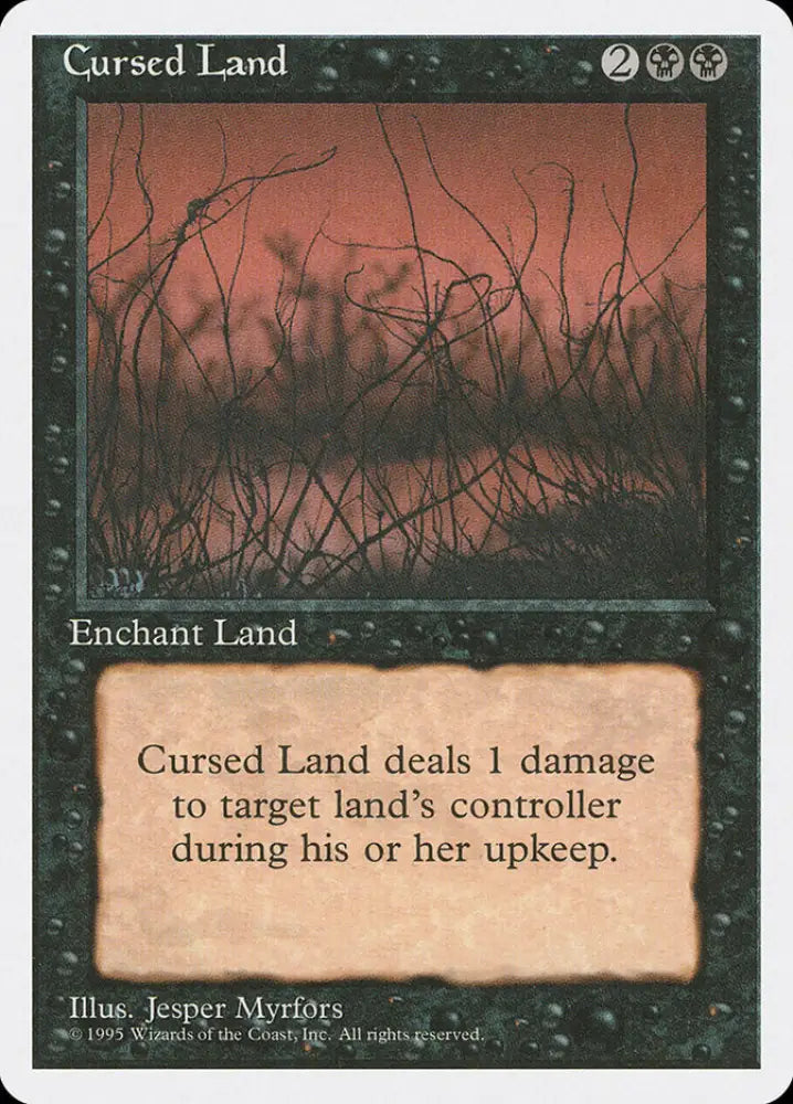 Cursed Land [Fourth Edition] - MTG Single