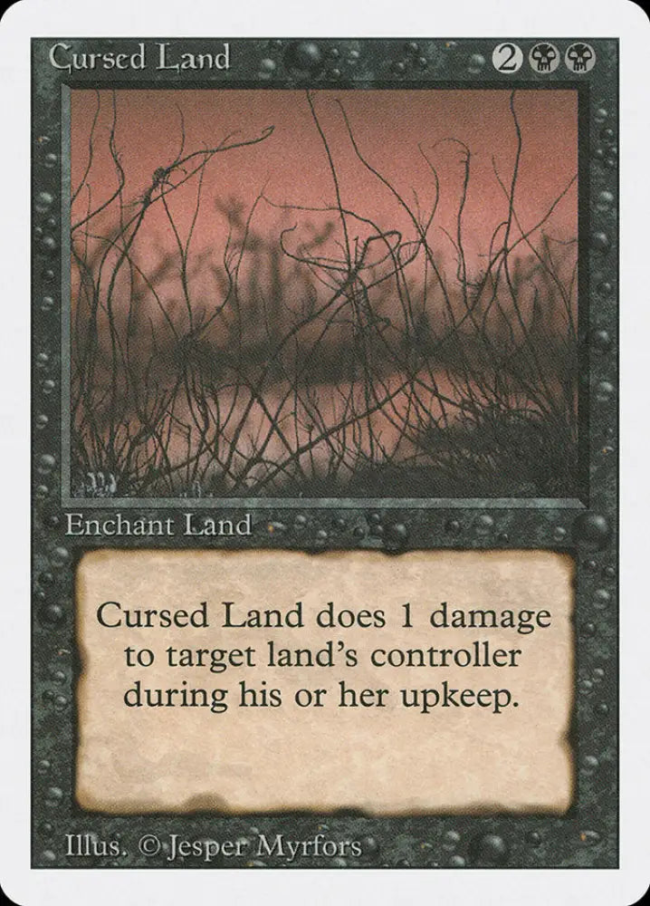 Cursed Land [Revised Edition] - MTG Single