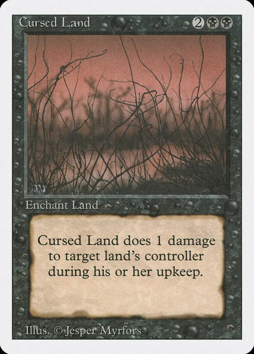 Cursed Land [Revised Edition] - MTG Single