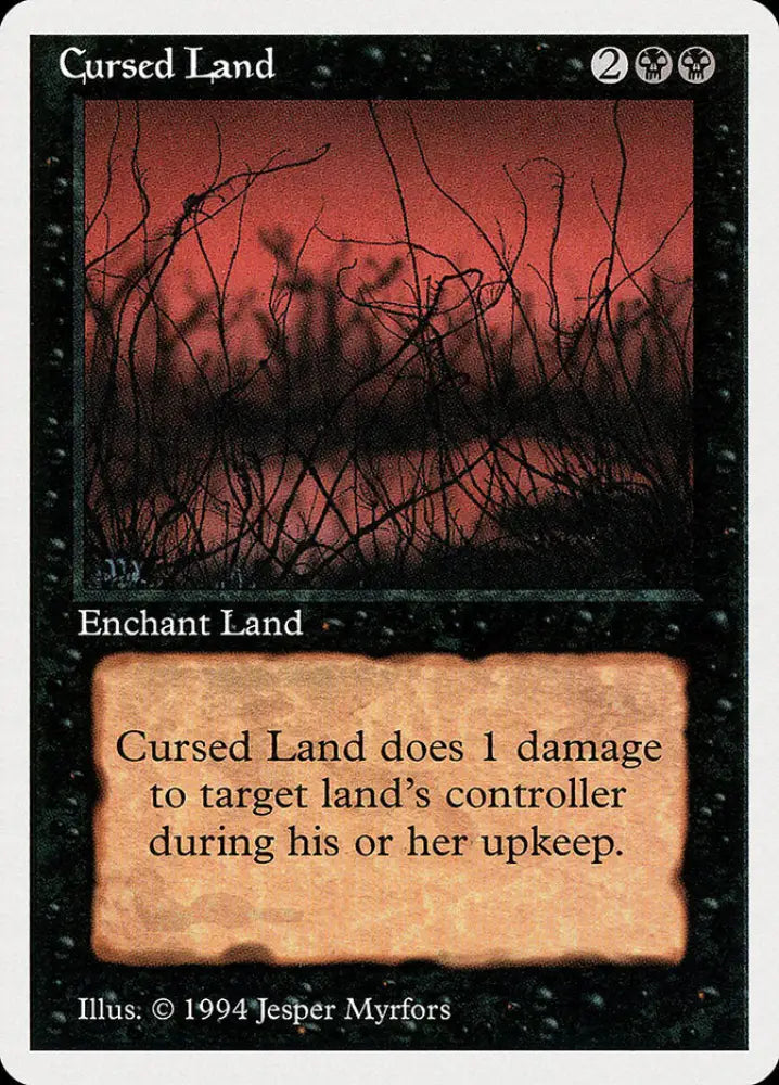 Cursed Land [Summer Magic / Edgar] - MTG Single