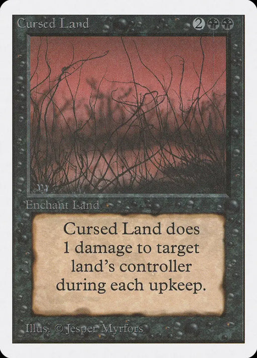 Cursed Land [Unlimited Edition] - MTG Single