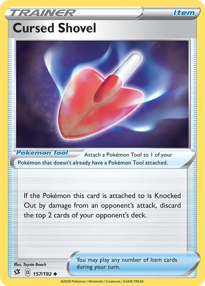 Cursed Shovel (157/192) [Sword & Shield: Rebel Clash] - Pokemon Single