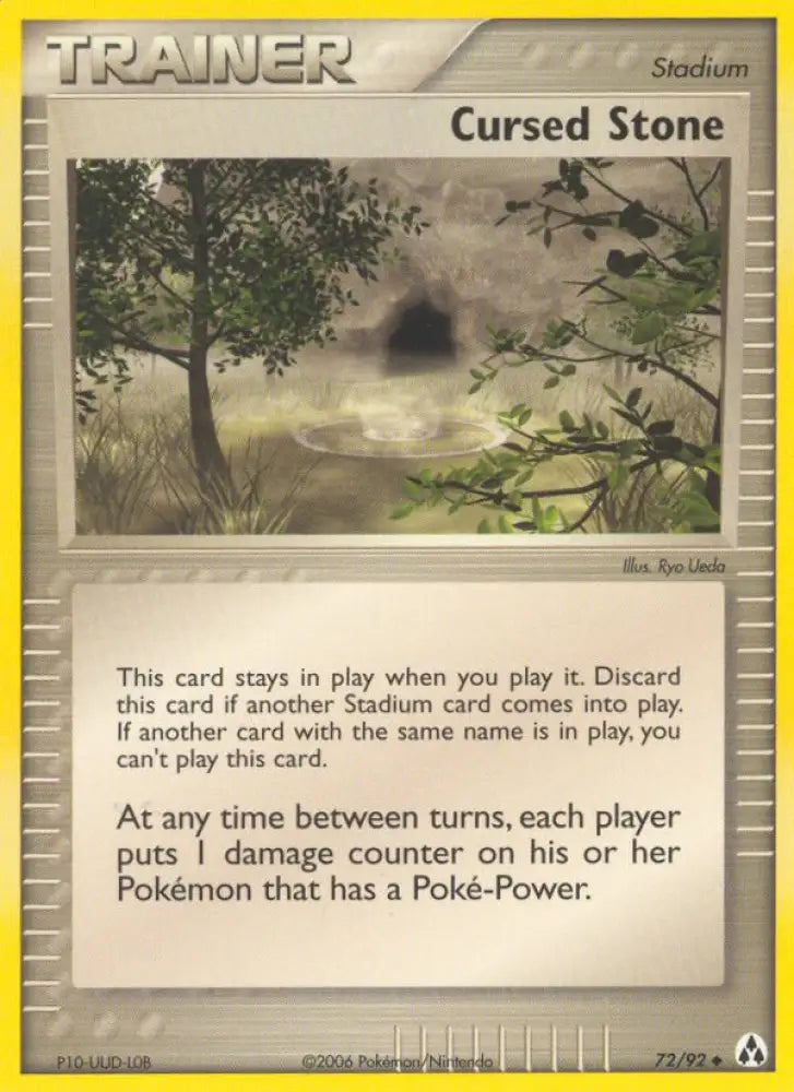 Cursed Stone (72/92) [EX: Legend Maker] - Pokemon Single