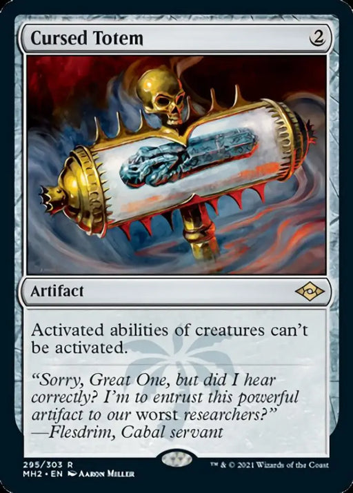Cursed Totem (Foil Etched) [Modern Horizons 2] - MTG Single
