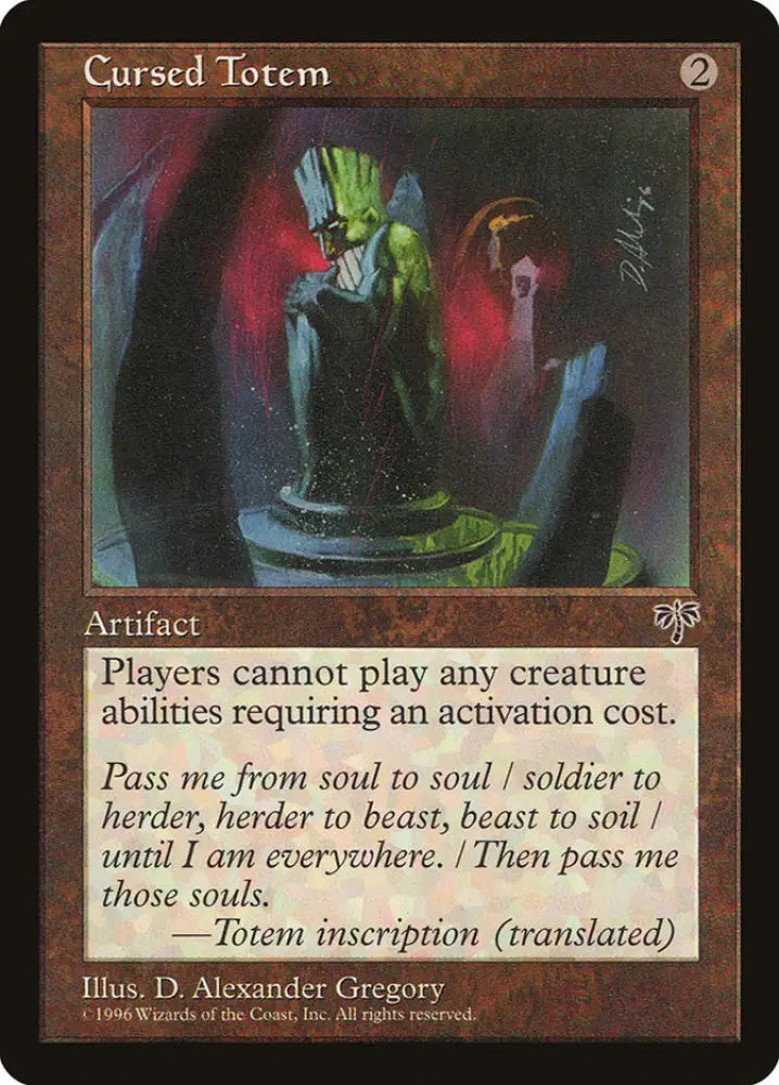 Cursed Totem [Mirage] - MTG Single