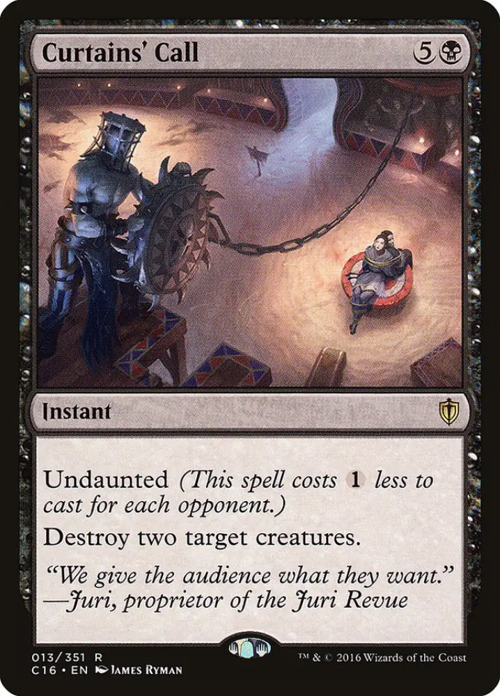 Curtains’ Call [Commander 2016] - MTG Single