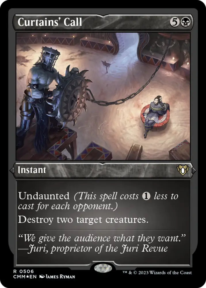 Curtains’ Call (Foil Etched) [Commander Masters] - MTG Single