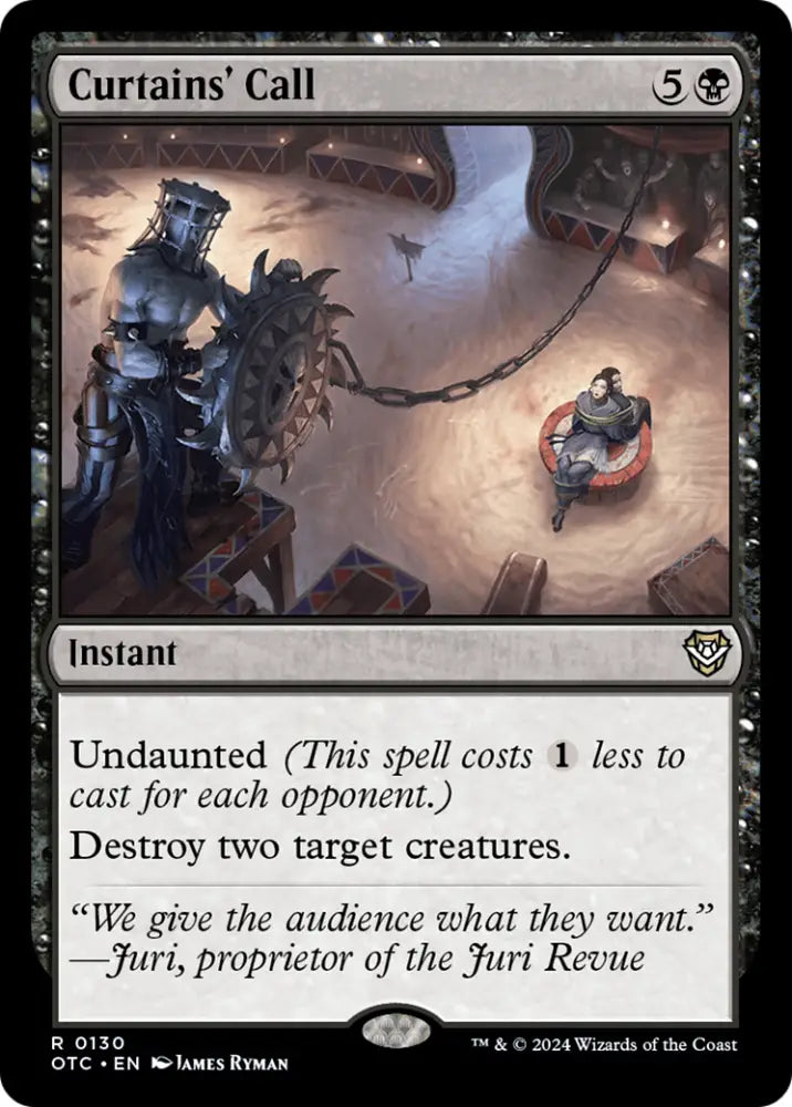 Curtains’ Call [Outlaws of Thunder Junction Commander] - MTG Single