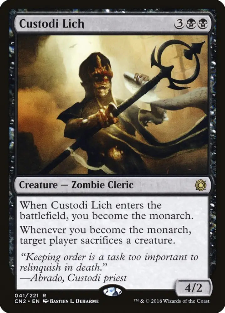 Custodi Lich [Conspiracy: Take the Crown] - MTG Single