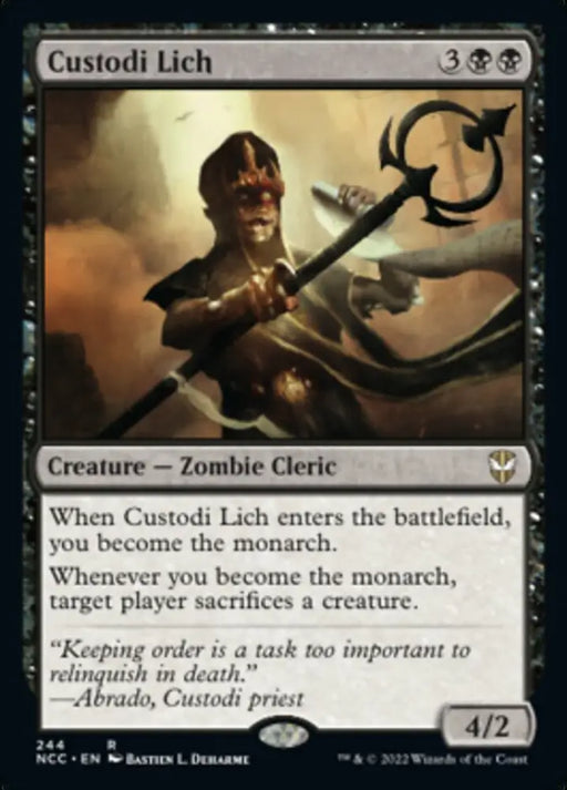 Custodi Lich [Streets of New Capenna Commander] - MTG Single