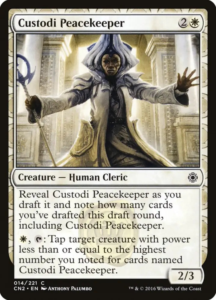 Custodi Peacekeeper [Conspiracy: Take the Crown] - MTG Single