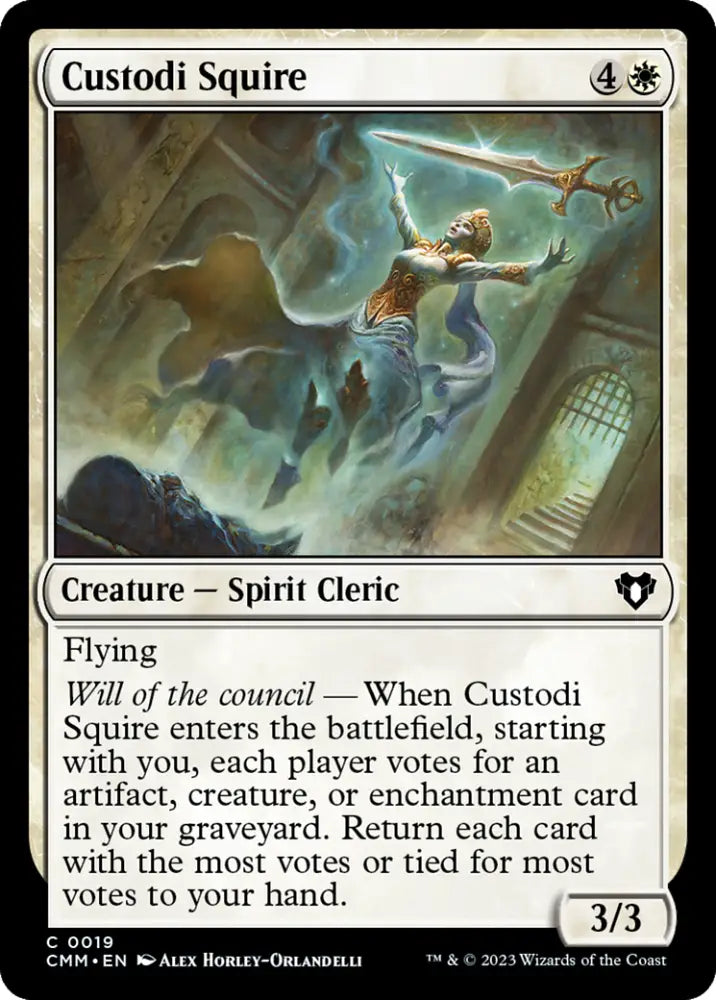 Custodi Squire [Commander Masters] - MTG Single