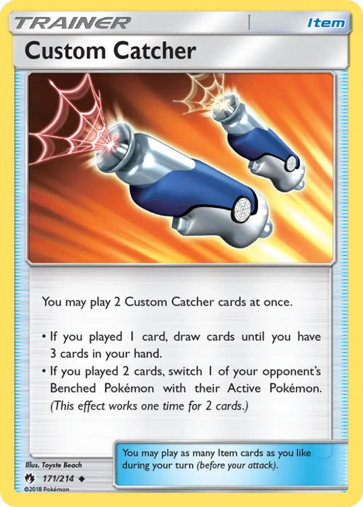 Custom Catcher (171/214) [Sun & Moon: Lost Thunder] - Pokemon Single