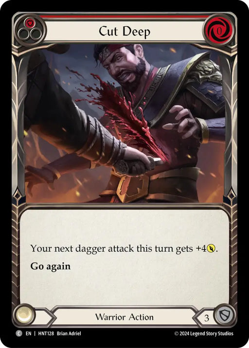 Cut Deep (Red) [The Hunted] Rainbow Foil - Flesh And Blood Single