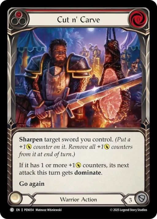 Cut N Carve (Red) (PEN054) [Compendium of Rathe]