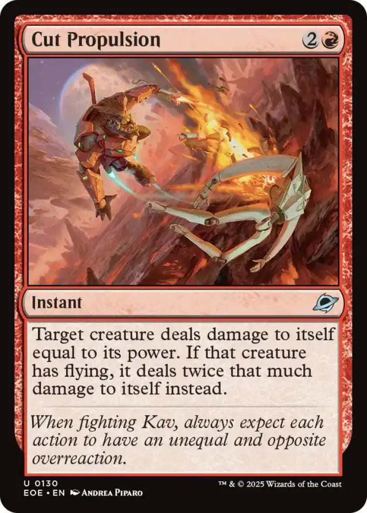 Cut Propulsion (130) [Edge of Eternities] - MTG Single