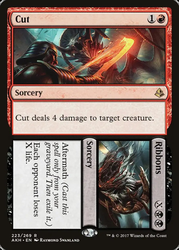 Cut // Ribbons [Amonkhet] - MTG Single