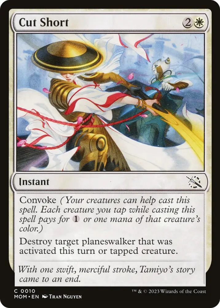 Cut Short [March of the Machine] - MTG Single