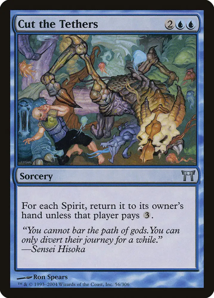 Cut the Tethers [Champions of Kamigawa] - MTG Single