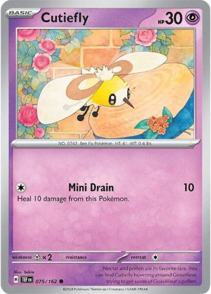 Cutiefly (075/162) [Scarlet & Violet: Temporal Forces] - Pokemon Single