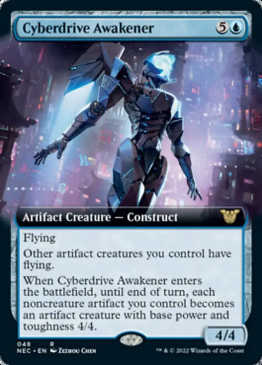 Cyberdrive Awakener (Extended Art) [Kamigawa: Neon Dynasty Commander] - MTG Single