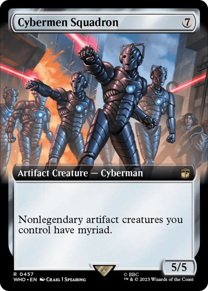 Cybermen Squadron (Extended Art) [Doctor Who] - MTG Single
