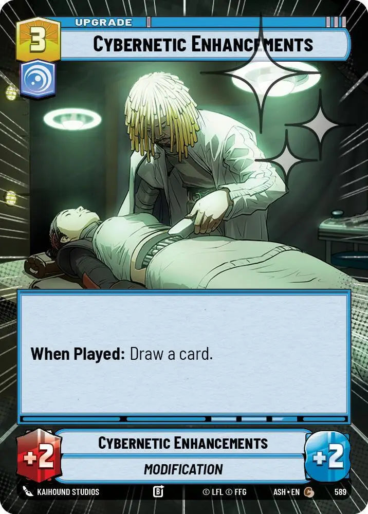Cybernetic Enhancements (Hyperspace Foil) (589) [Ashes of the Empire]