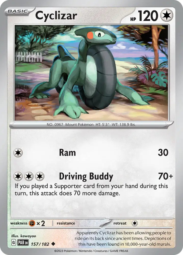 Cyclizar (157/182) [Scarlet & Violet: Paradox Rift] - Pokemon Single