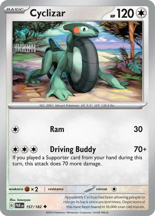 Cyclizar (157/182) [Scarlet & Violet: Paradox Rift] - Pokemon Single