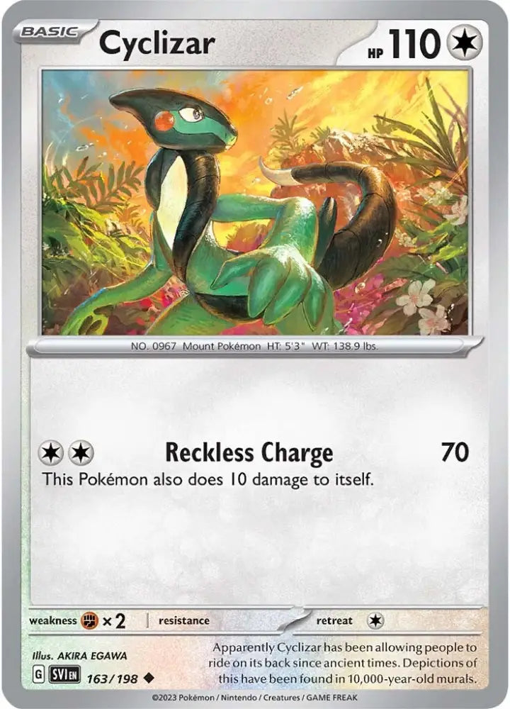 Cyclizar (163/198) [Scarlet & Violet: Base Set] - Pokemon Single