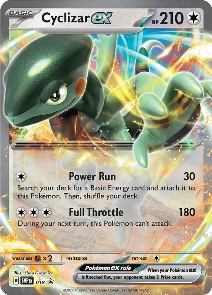 Cyclizar ex (018) [Scarlet & Violet: Black Star Promos] - Pokemon Single