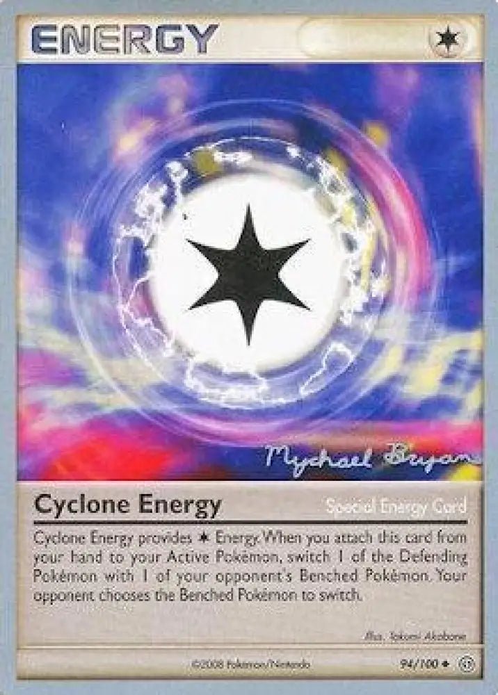 Cyclone Energy (94/100) (Happy Luck - Mychael Bryan) [World Championships 2010] - Pokemon Single