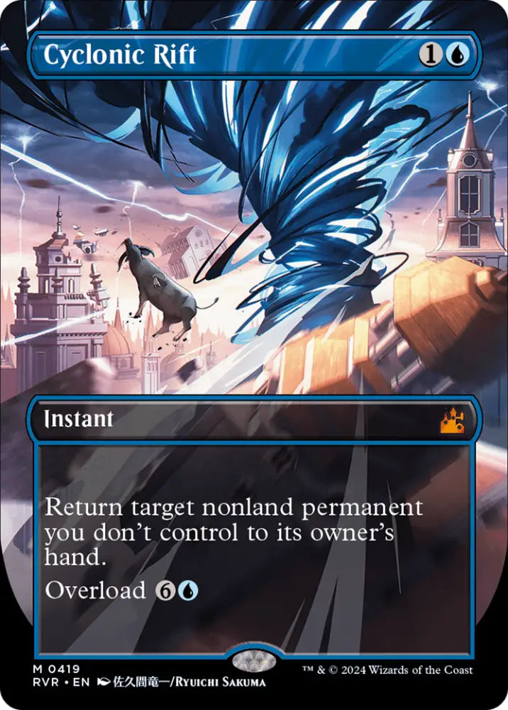 Cyclonic Rift (Anime Borderless) [Ravnica Remastered] - MTG Single