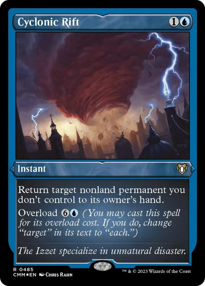 Cyclonic Rift (Foil Etched) [Commander Masters] - MTG Single